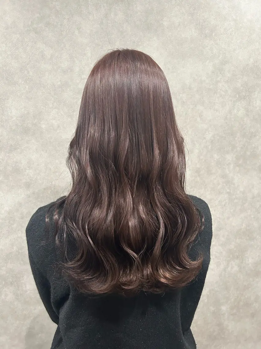 ロング カラー ブラウンカラー ヘアカラー トリートメント ミルクティー職人× HIROSEのヘアスタイル