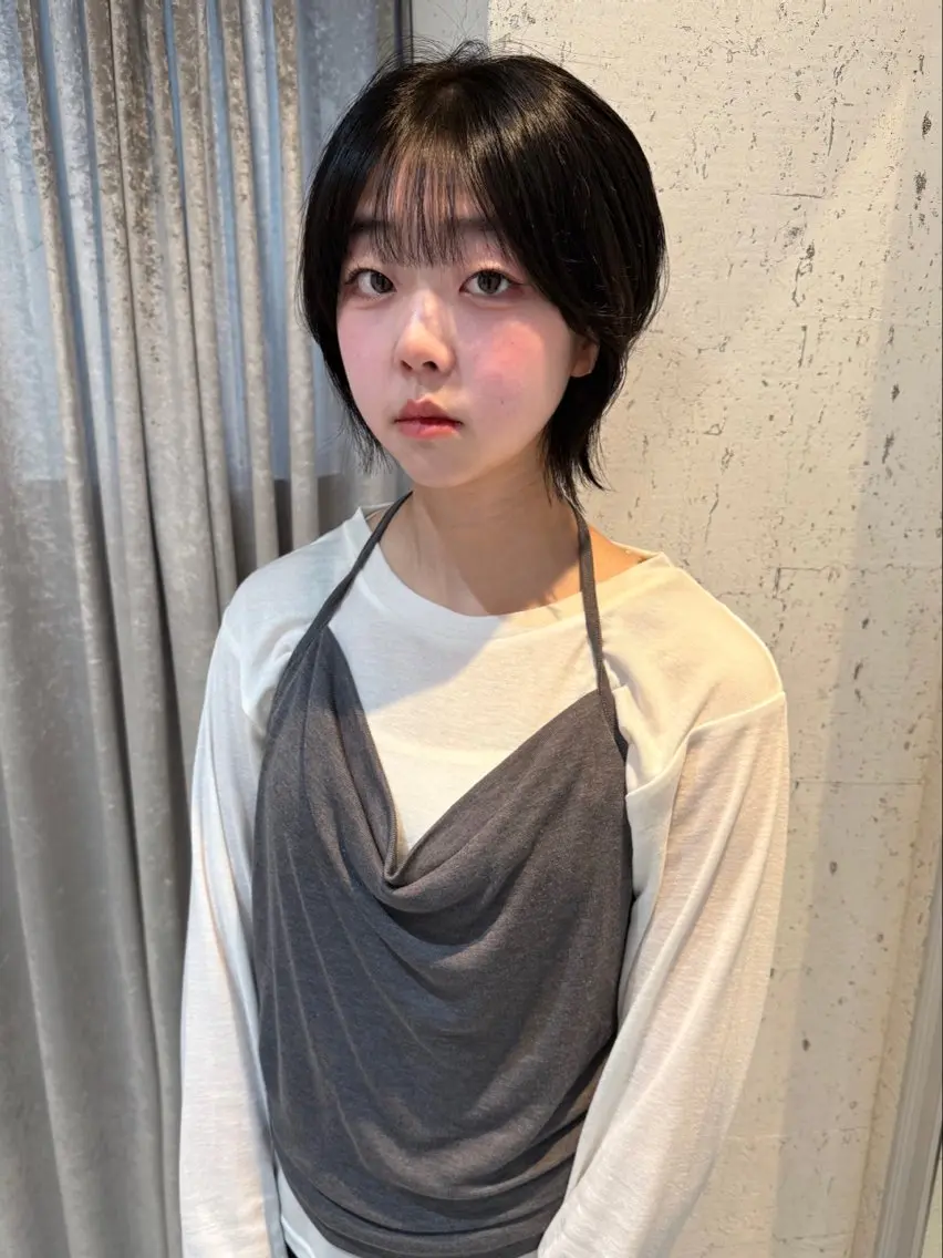 ショート カラー 似合わせカット カット ヘアカラー トリートメント mai / linoah˚✧のヘアスタイル
