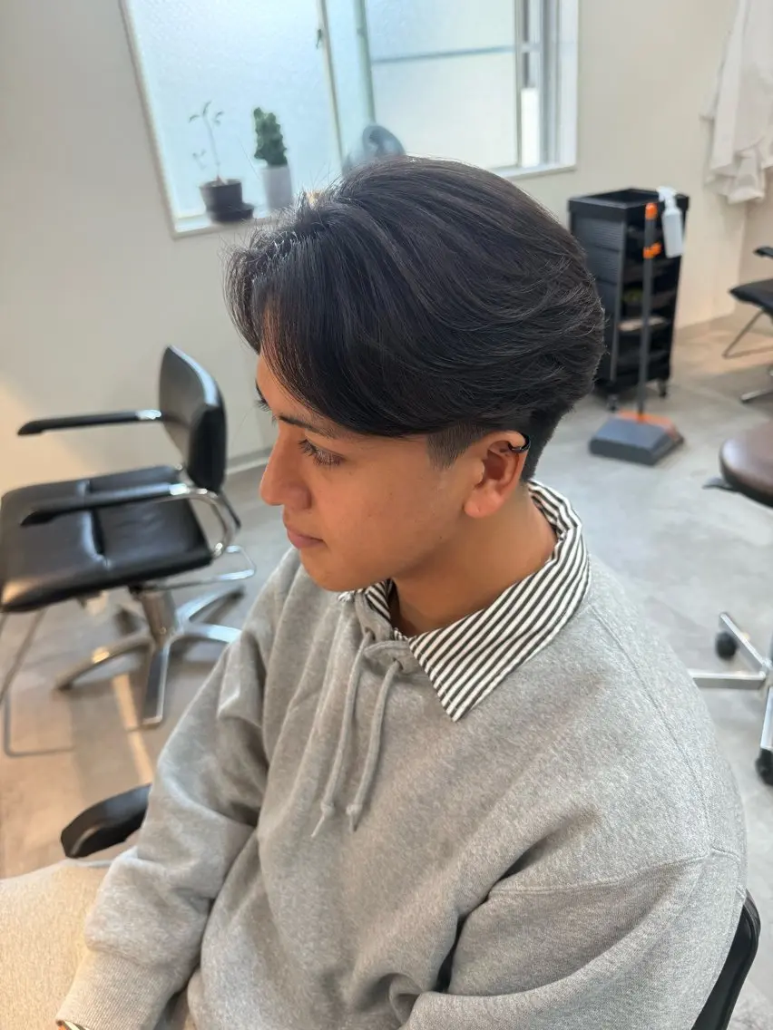 メンズ メンズ韓国風 メンズパーマ カット 縮毛矯正 垢抜けへの近道✂️ メンズ縮毛矯正/齊藤のヘアスタイル