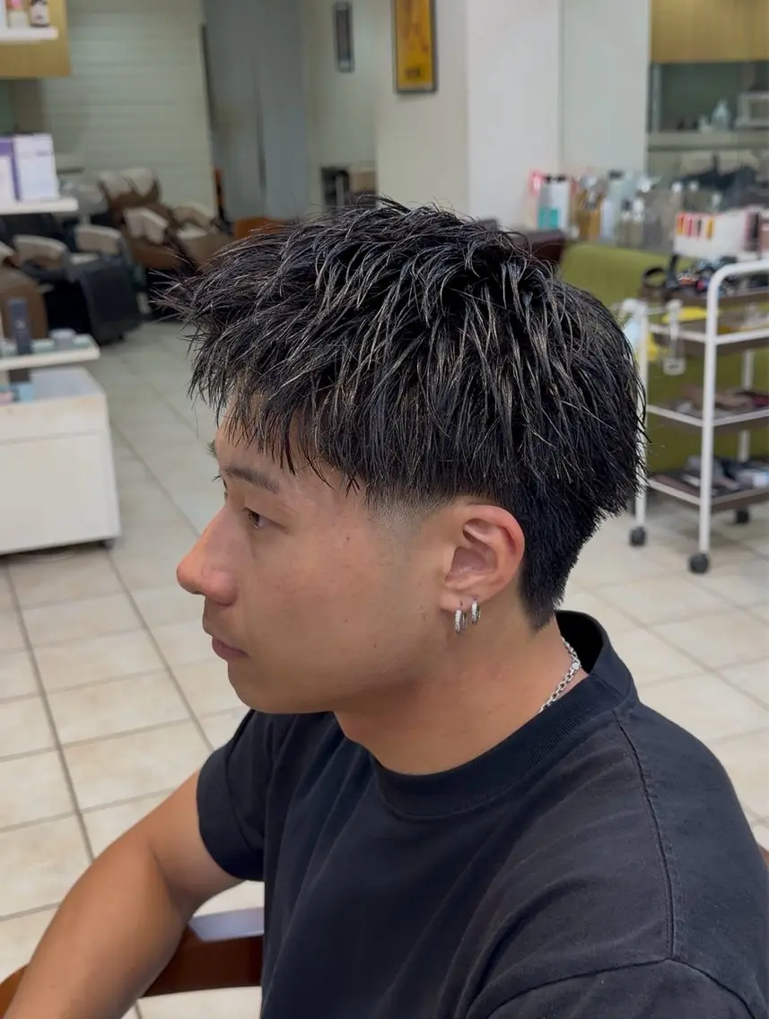 【爽やかさアップ⤴️】✂️カット✖️💈テーパーフェード✖️トリートメント✨の写真