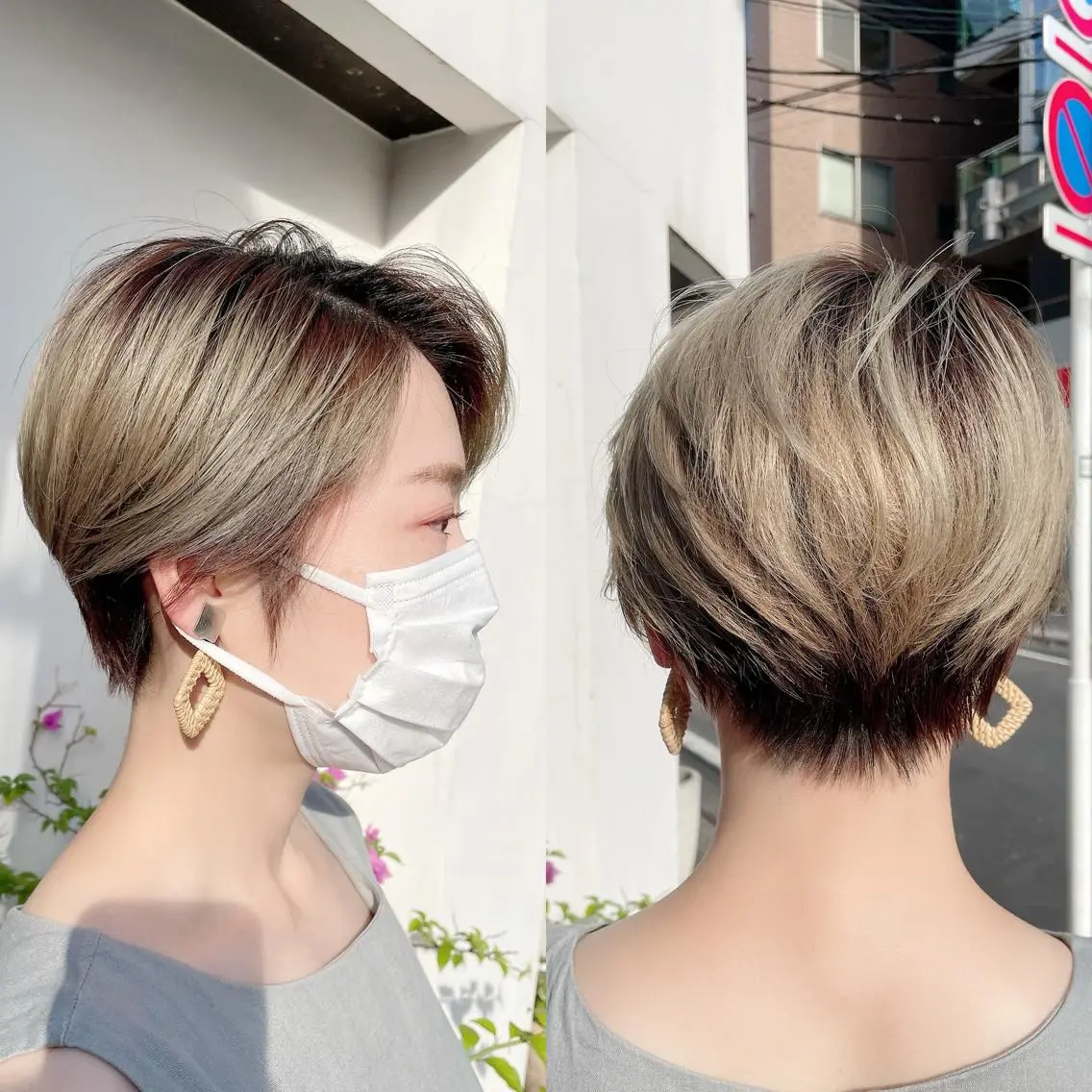 ショート ショートヘア 伊熊 美砂のヘアスタイル
