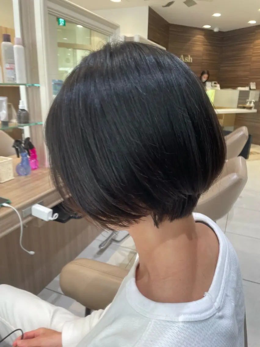 ショート ヘアアレンジ カット トリートメント 韓国ヘアメイク🎀/ 縮毛矯正✨山本媛香のヘアスタイル