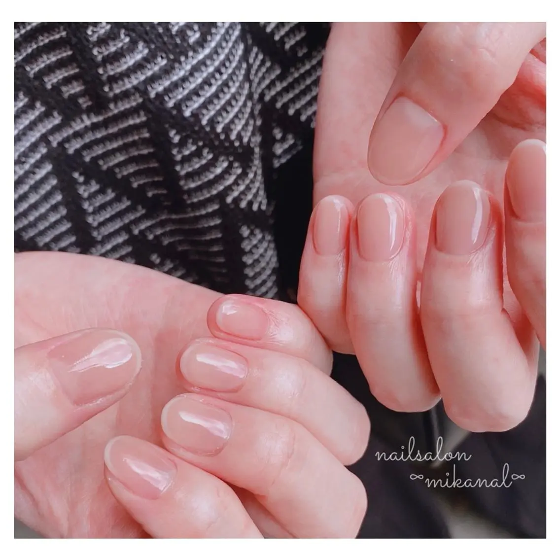 キッズ ネイル フレンチネイル ワンカラーネイル ハンドネイル フットネイル nailsalon ∞ ﾐｶﾅﾙ ∞のネイルデザイン