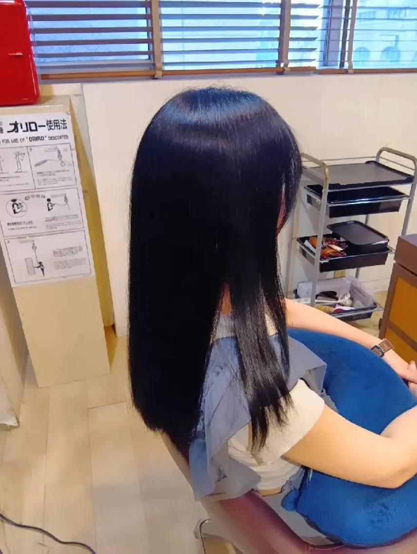 ロング カラー 透明感カラー 顔周りカット ロング 縮毛矯正 トリートメント カット ヘアカラー 縮毛矯正 トリートメント 小林暢🌟Orque 髪質改善サロン🌙のヘアスタイル