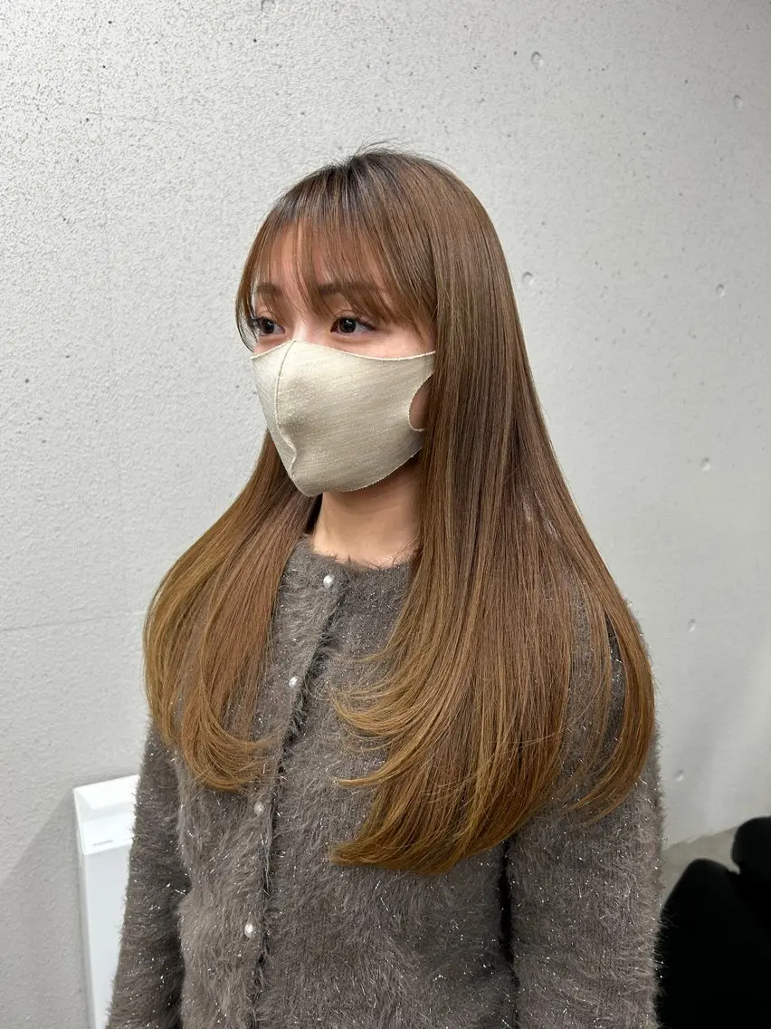 ロング 秦 海来のヘアスタイル