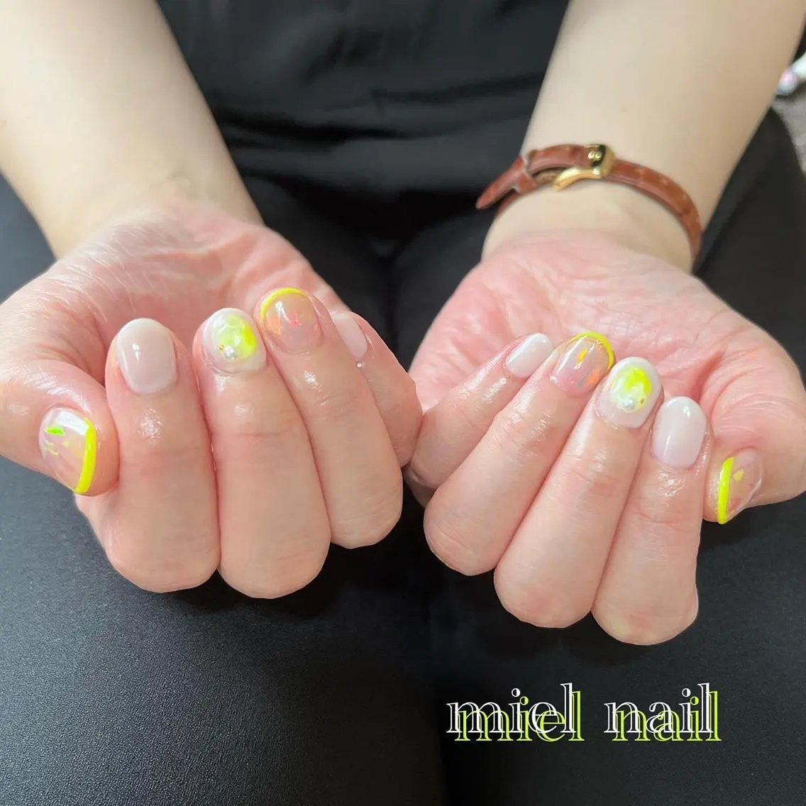 ネイル フレンチネイル miel nailのネイルデザイン