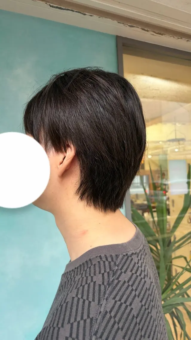メンズ メンズウルフカット ウルフカット カット 黒崎 大地のヘアスタイル