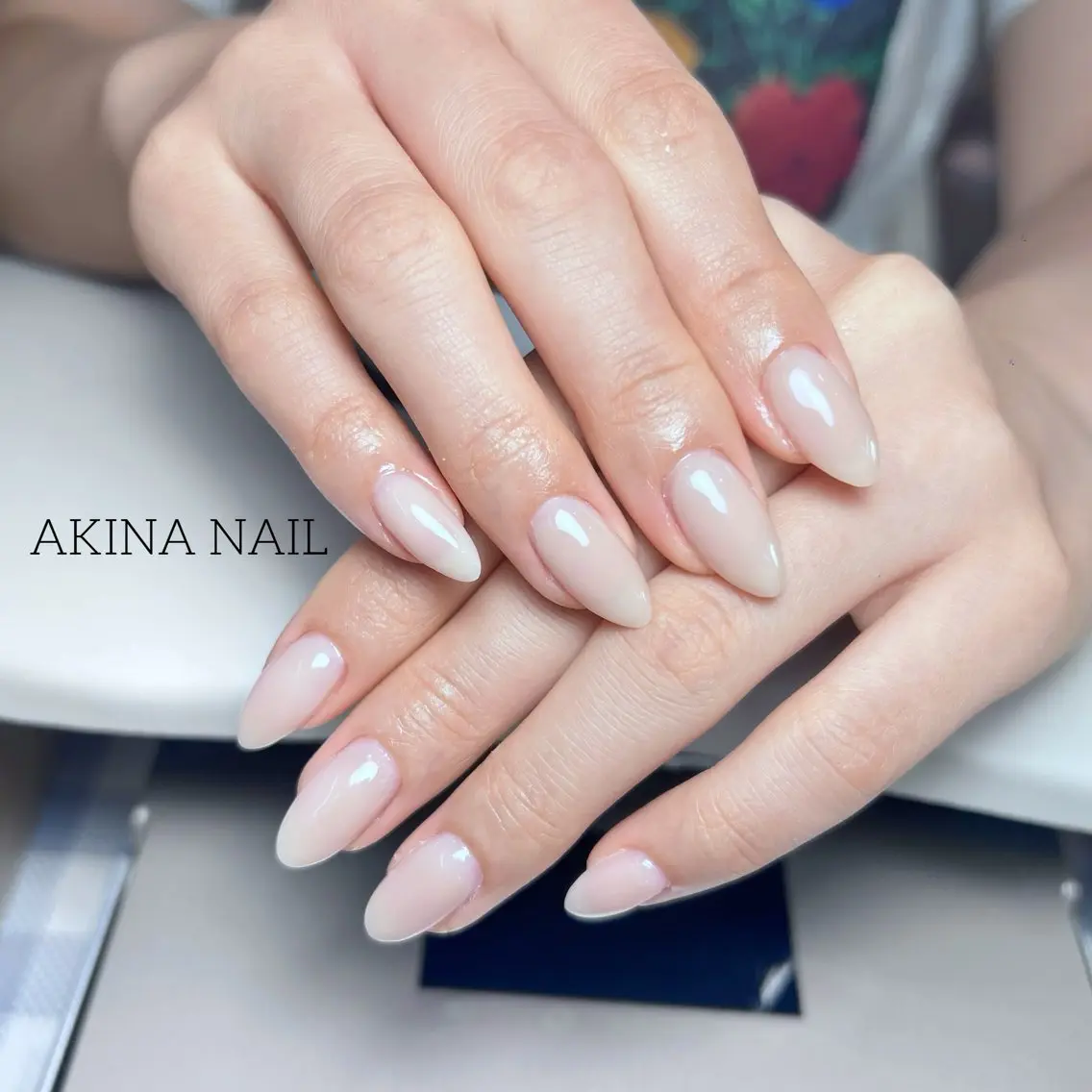 セミロング ハンドネイル Akina Nail 亀戸のネイルデザイン