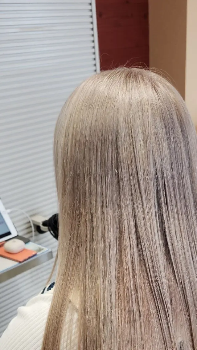 ロング カット ヘアカラー トリートメント 暖色カラー/髪質改善 /メンズ🧡莉南のヘアスタイル