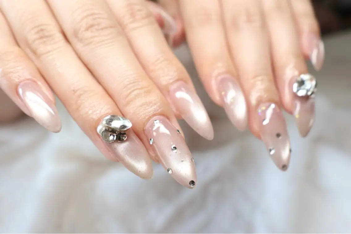 ロング ハンドネイル bc_ sakuのネイルデザイン