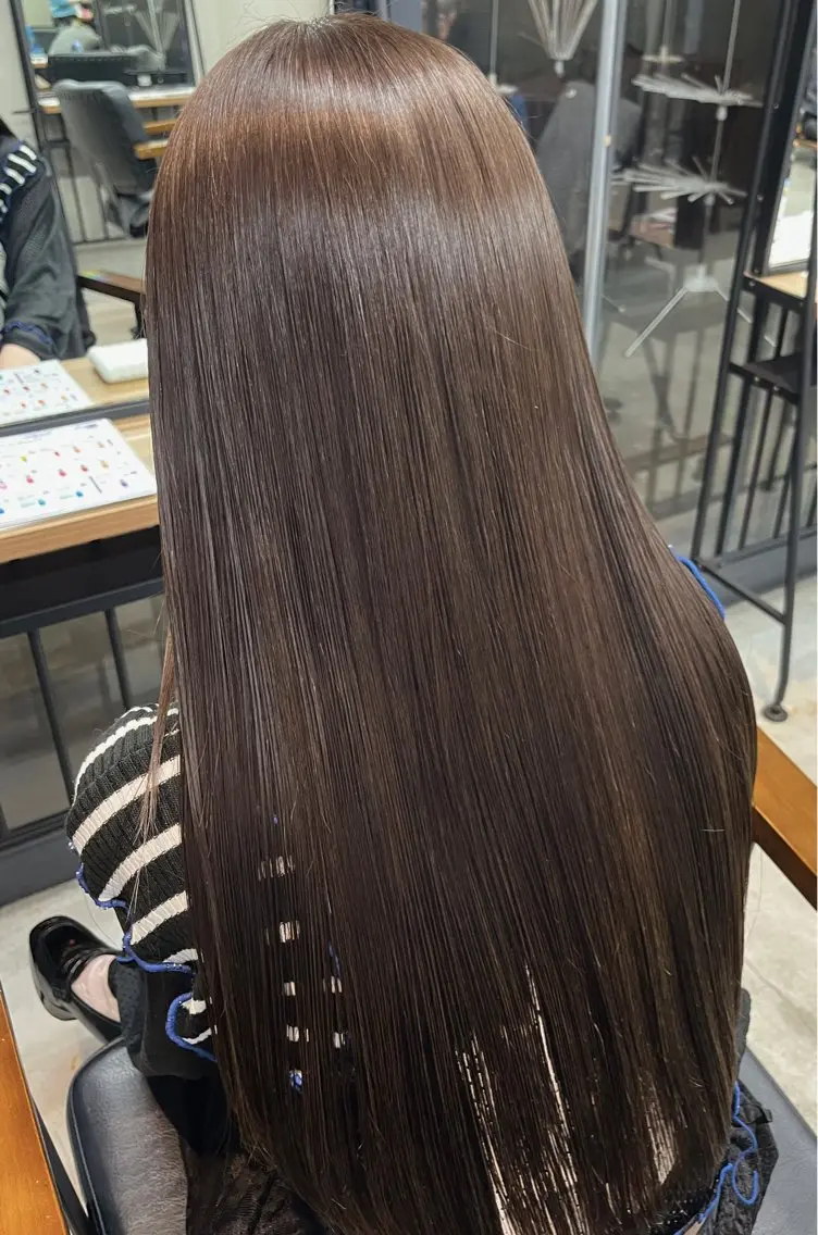 ロング カラー ベージュカラー ヘアカラー 馬場 大輝のヘアスタイル