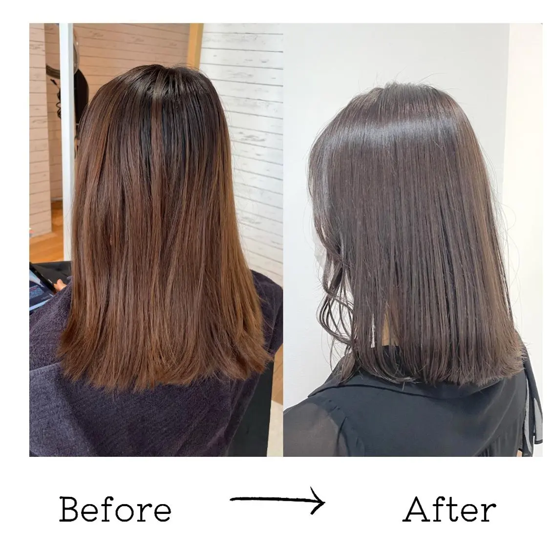 ミディアム カラー 似合わせカット カット パーマ 💫小顔カット TAROのヘアスタイル