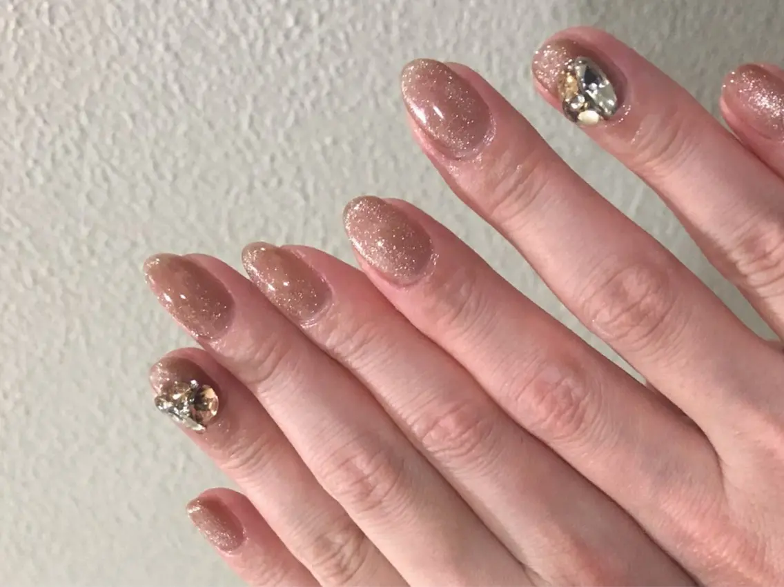 ネイル マグネットネイル ハンドネイル ハンドケア 西日暮里駅徒歩1分/ NAIL106Gのネイルデザイン