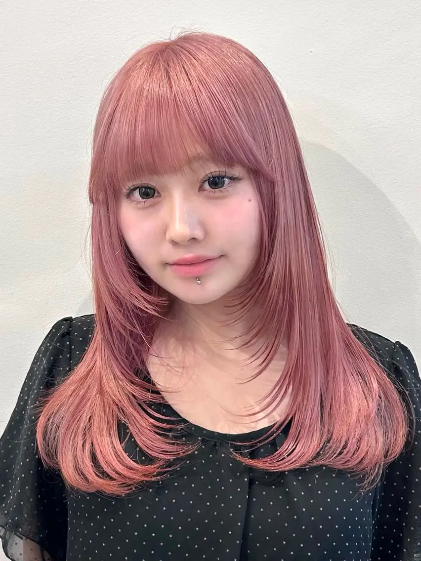 セミロング カラー レイヤーカット レイヤーカット♡ のぐちまおのヘアスタイル