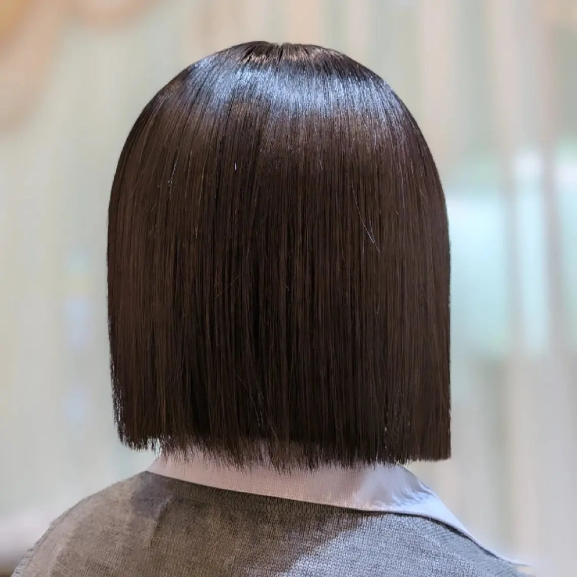 ミディアム 縮毛矯正 ARVELAhair essenceのヘアスタイル