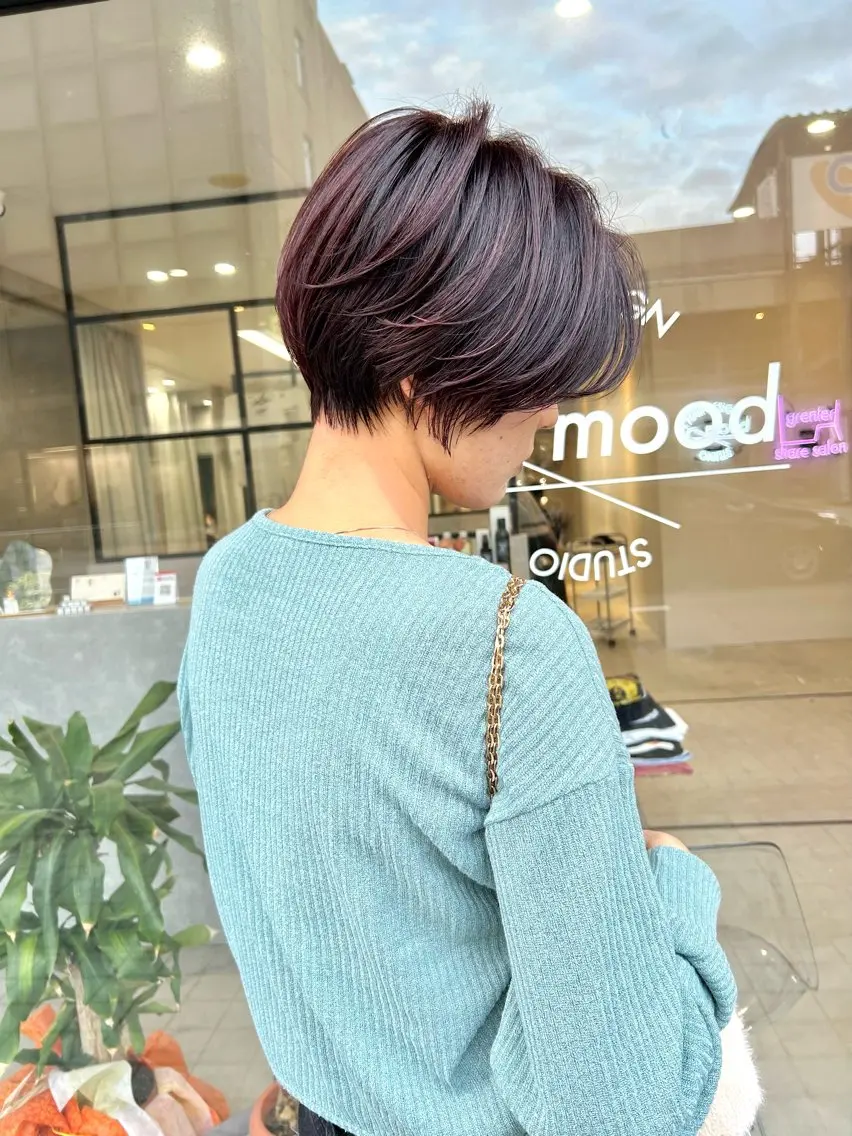 ショート カラー 一ノ瀬 暁のヘアスタイル