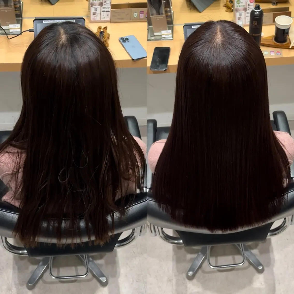 ミディアム カラー アクアカラー 髪質改善 トリートメント カット ヘアカラー トリートメント 髪質改善ヘアケア 艶髪特化/上田のヘアスタイル
