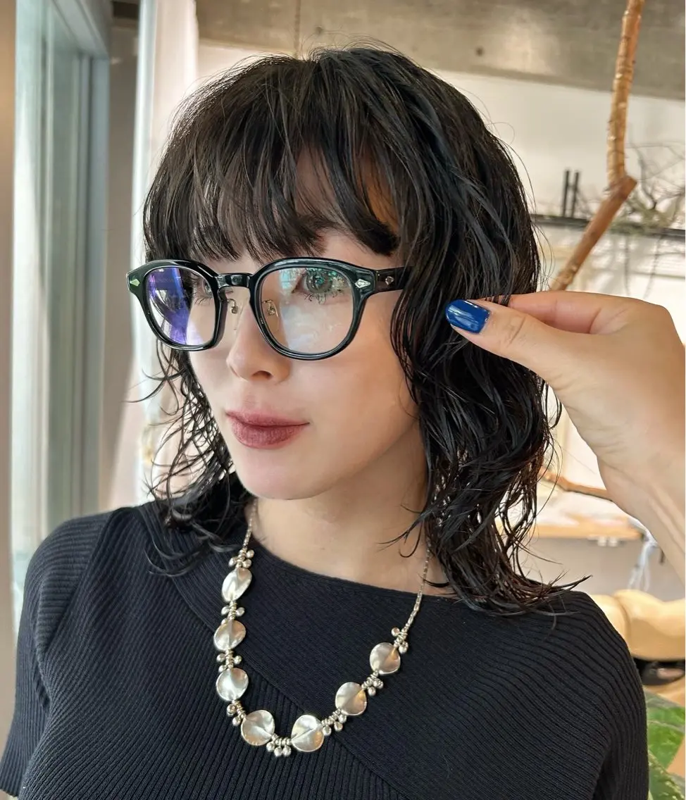 セミロング セミロングパーマ ウルフカット zestkalon ♡のヘアスタイル