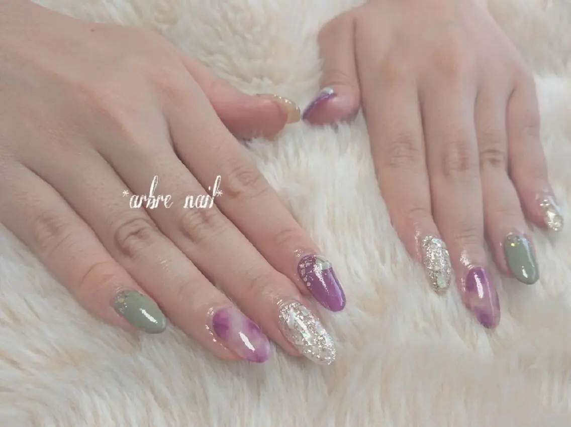 ネイル ✯.。 arbre nail 。✯.のネイルデザイン