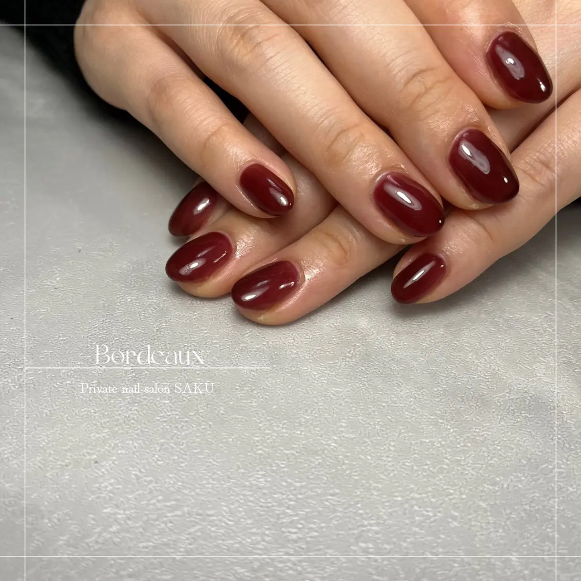 ネイル ニュアンスネイル シンプルネイル SAKU nail 作島茜のネイルデザイン