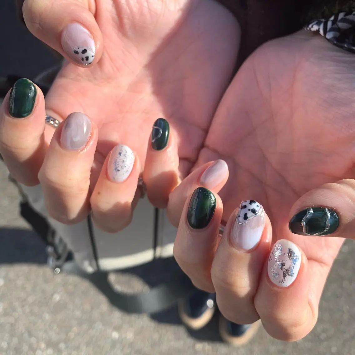 ネイル グリーン eri chan nailのネイルデザイン