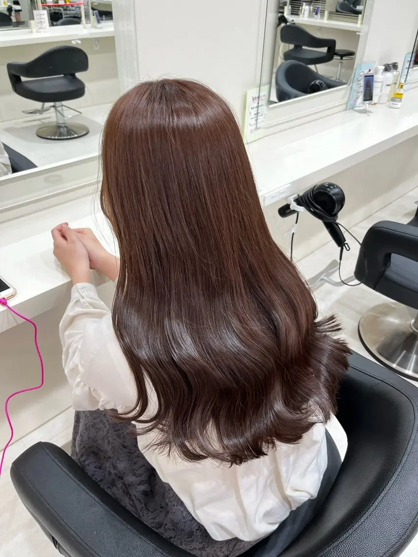 ミディアム カラー 💟RINNA 艶カラー💟のヘアスタイル