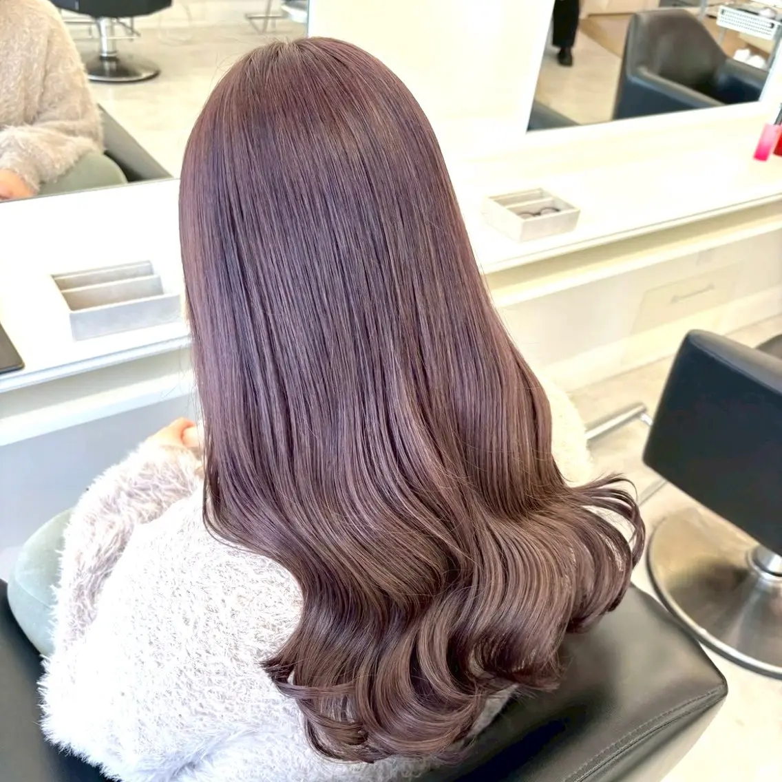 ロング カラー ヘアカラー ParveMix 楠本結菜💟のヘアスタイル