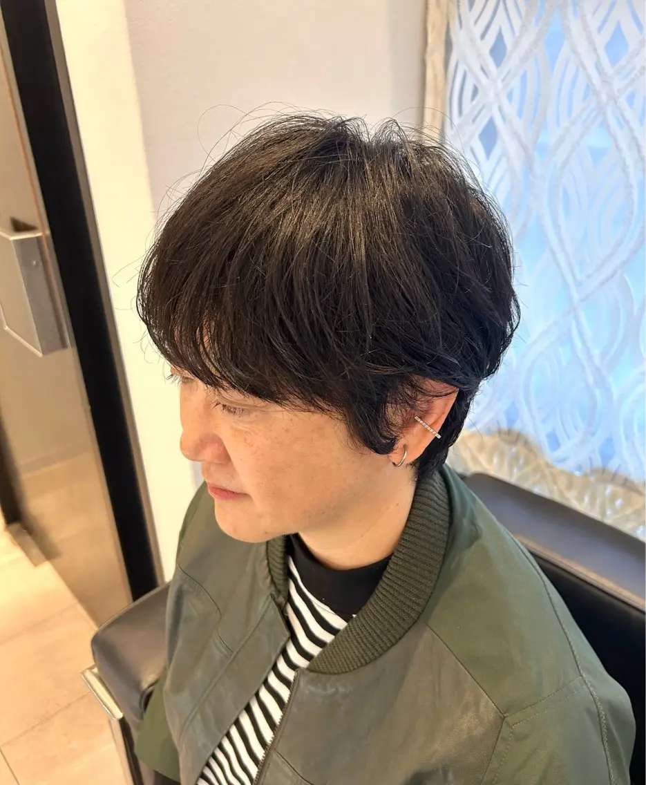 ショート ショートヘア カット 吉野 琴音のヘアスタイル