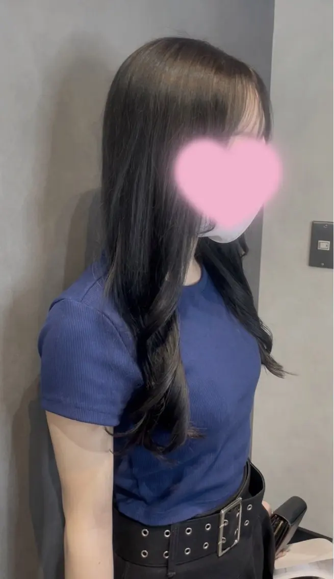 カラー ダークグレー ダークグレージュ グレージュ ヘアカラー nana🎀/ 縮毛/ヘアカラー💖のヘアスタイル