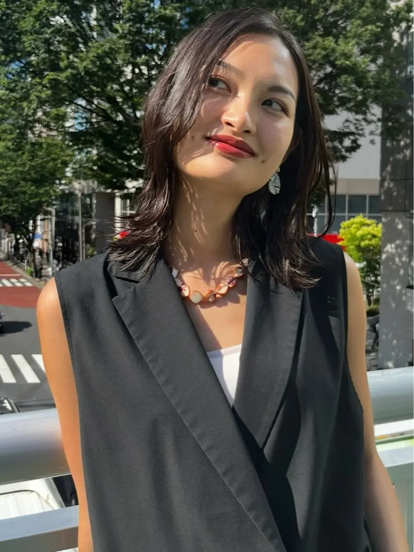 ミディアム ヘアカラー トリートメント 美髪トリートメント✨ たけとら🐯のヘアスタイル