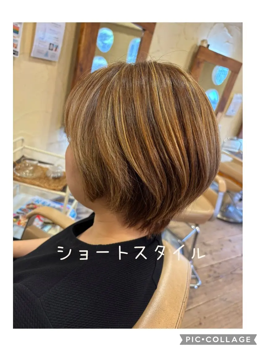 ショート カット ヘアカラー 大鹿 数馬のヘアスタイル