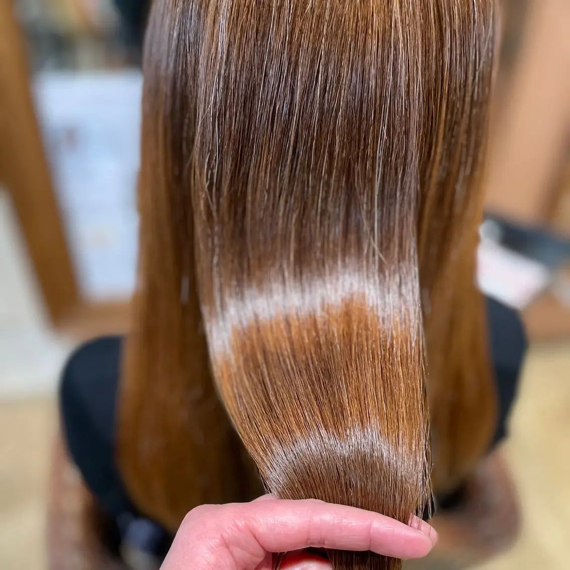 ロング 髪質改善縮毛矯正 美容師✂️山崎竜二のヘアスタイル