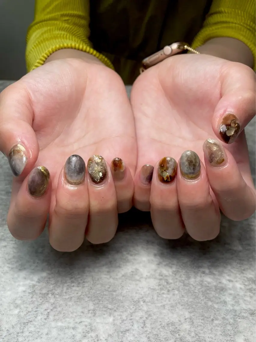 ネイル アートネイル 持ち込み RISA joie nailのネイルデザイン