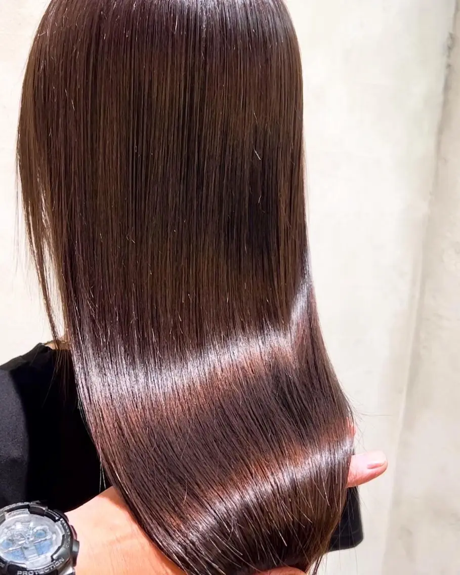 ロング カラー パーマ 💎髪質改善専門 jewel boxのヘアスタイル