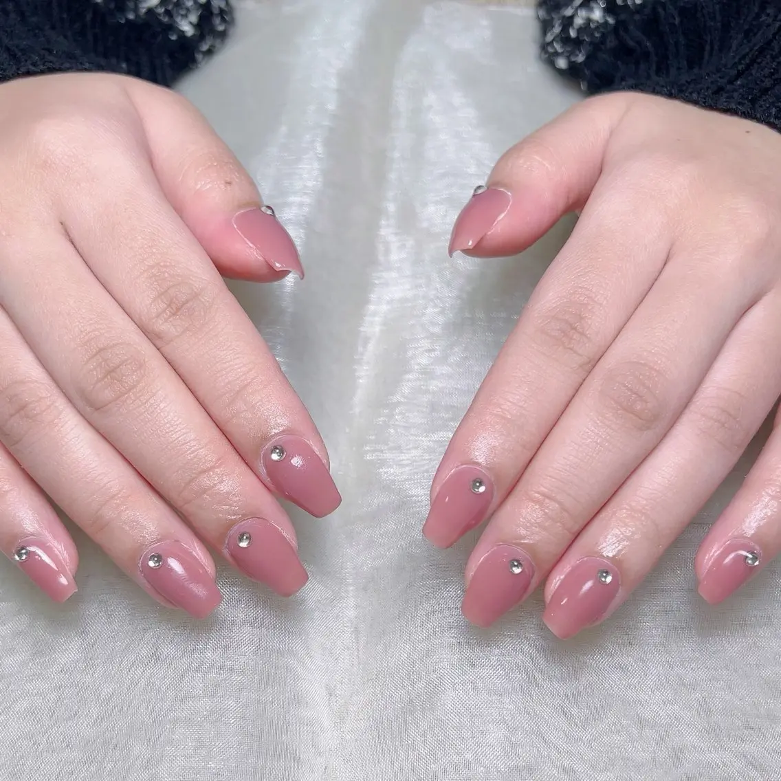 メンズ ネイル メンズ韓国風 アートネイル オーロラネイル ガーリー キラキラネイル ハンドネイル Nail salon 木にいるのネイルデザイン