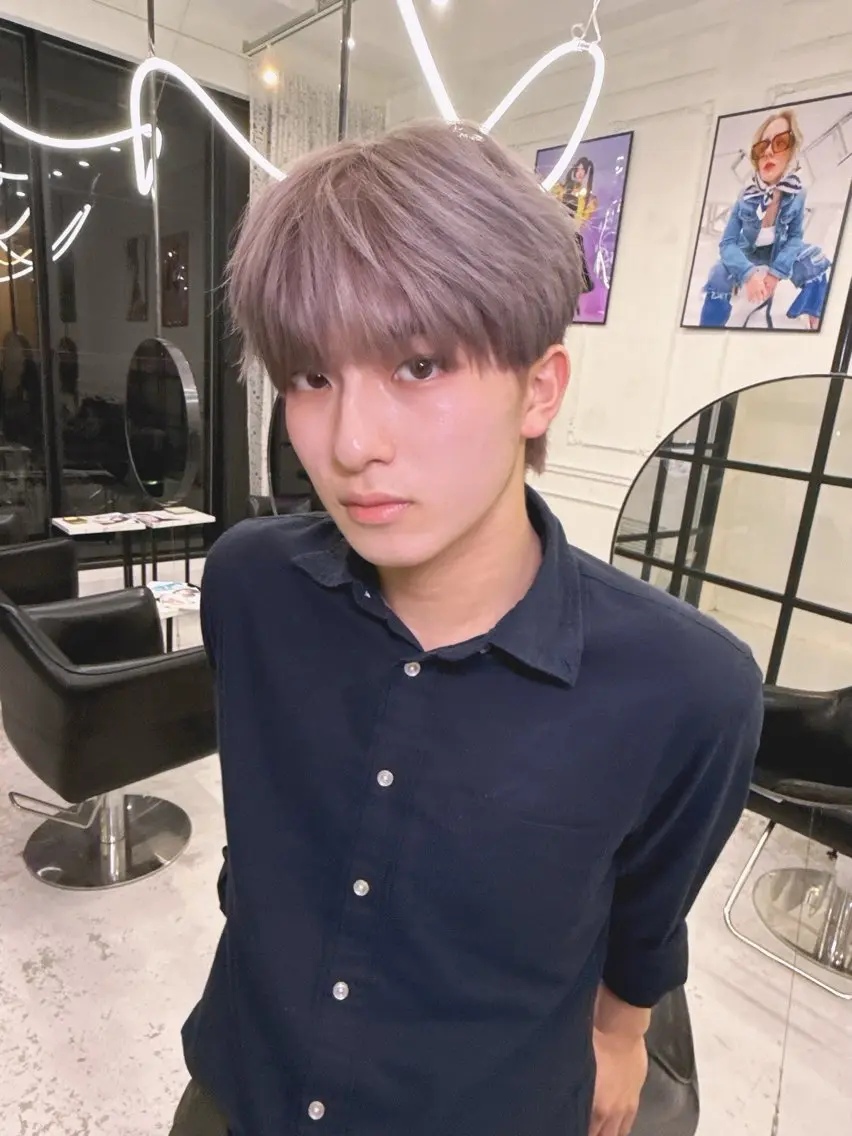"憧れの韓国アイドルへ"ケアWカラー+高級トリートメントの写真