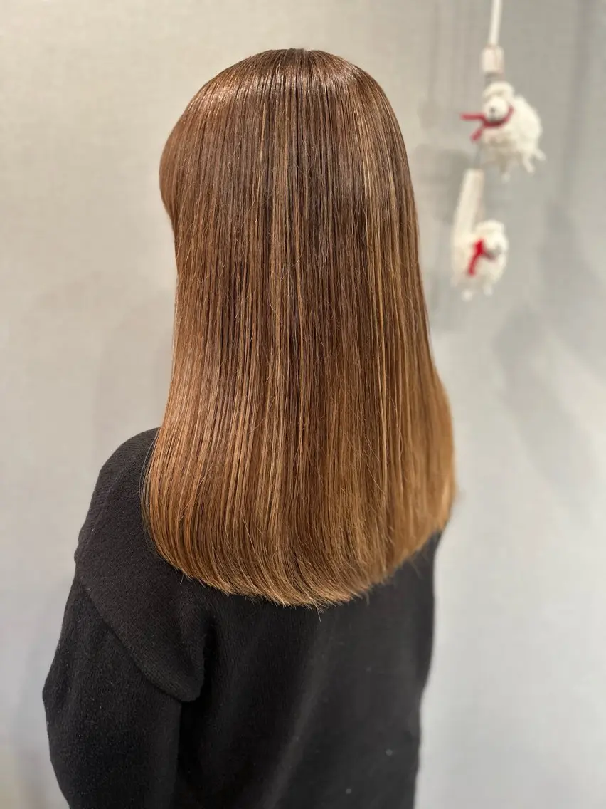 ロング カラー ヘアカラー K Harukaのヘアスタイル