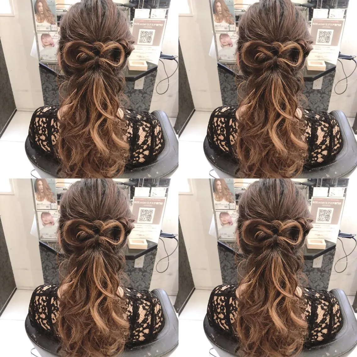 セミロング ヘアアレンジ ヘアセット 🌷MAYU 🌷のヘアスタイル