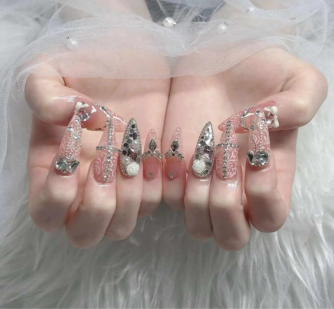 ネイル フレンチネイル ジェルネイル ハロウィン 韓国ネイル マグネットネイル ハンドネイル Hbaby nailのネイルデザイン