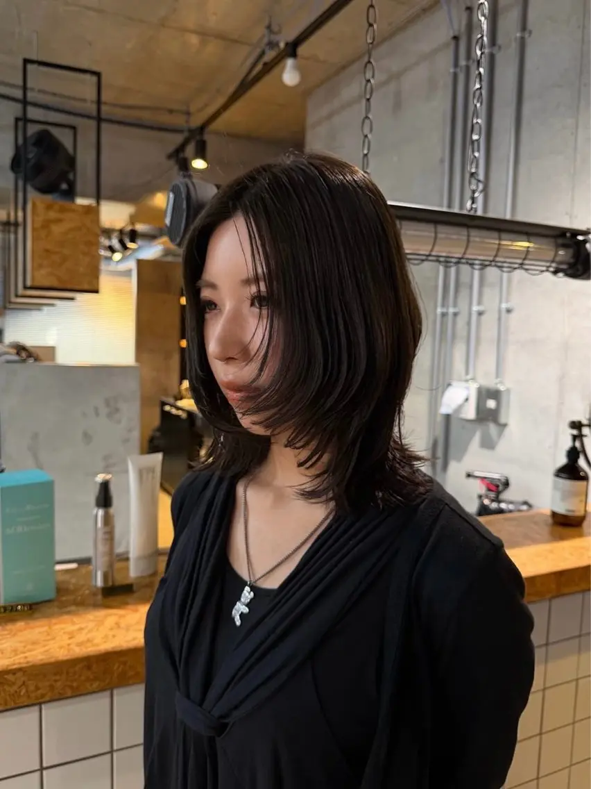 カラー ブラウンカラー グレージュ ILe./ MIHAのヘアスタイル
