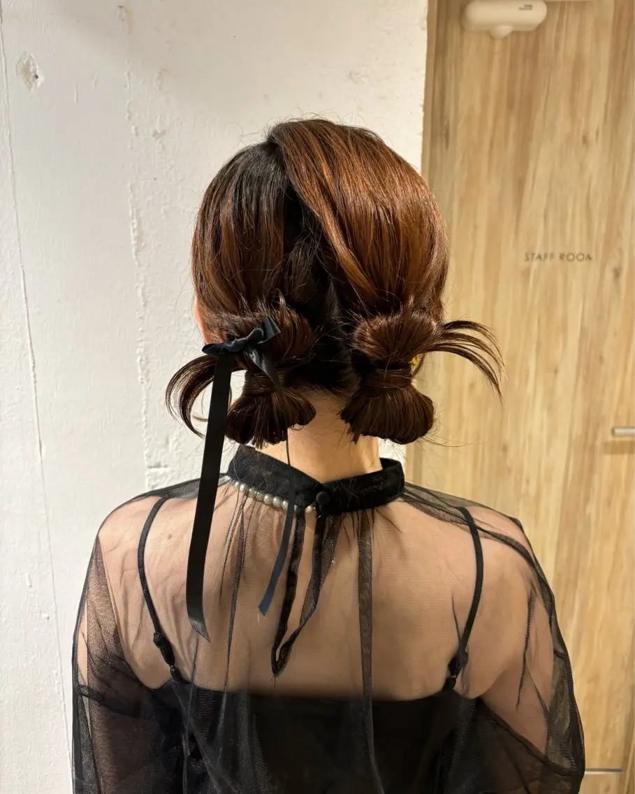 ヘアアレンジ ヘアセット サソウ ユリエ🥥のヘアスタイル