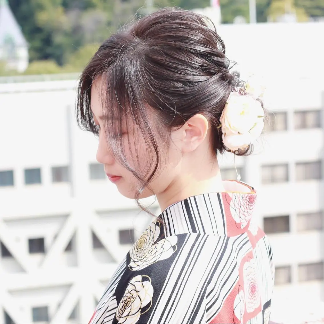 ヘアアレンジ 卒業式のヘアスタイル ヘアセット Viage （ビアージュ）のヘアスタイル