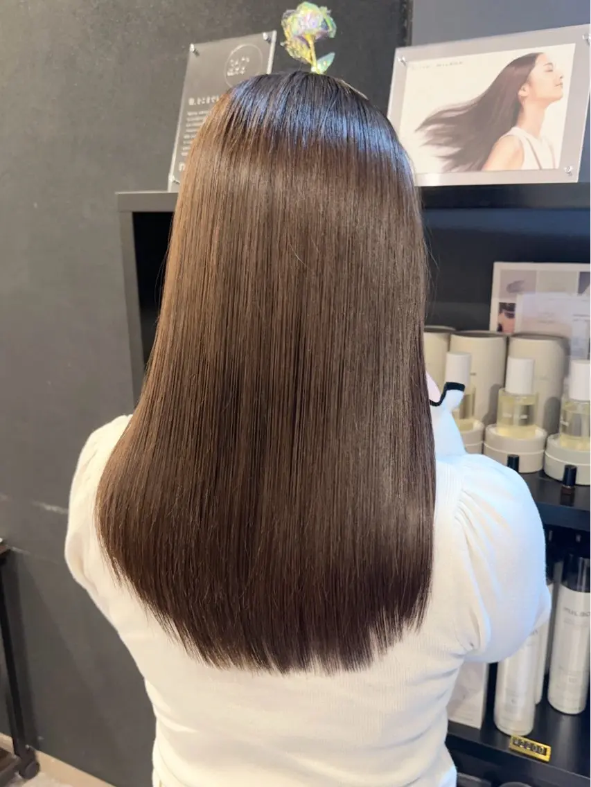 ロング カラー カット ヘアカラー トリートメント 髪質改善特化【荻窪】 RYOTOのヘアスタイル