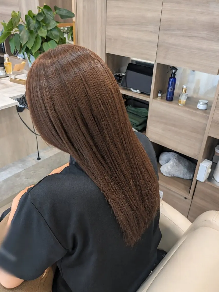 カラー ベージュカラー ヘアカラー 竹田 夏歩のヘアスタイル