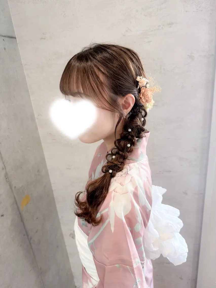 ヘアアレンジ はやしほのか｜ ヘアセット×カラーのヘアスタイル