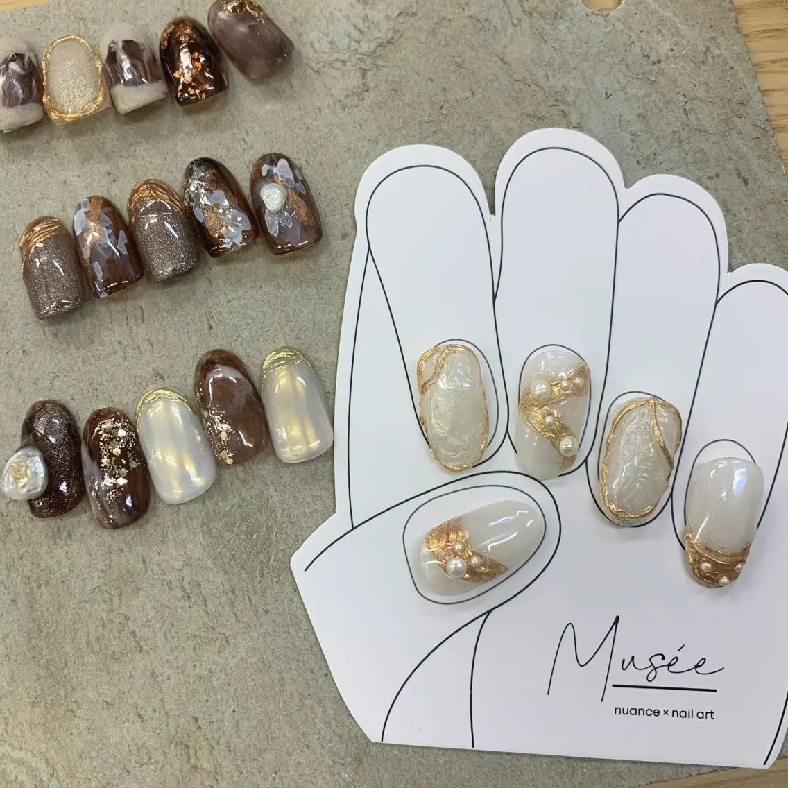 ネイル ニュアンスネイル Musee art 亀戸店のネイルデザイン
