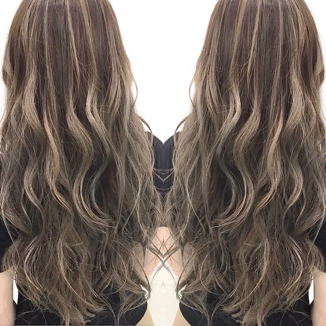 ロング カラー ハイライトカラー ハイライト ✨MiL✨ ✨心斎橋✨のヘアスタイル