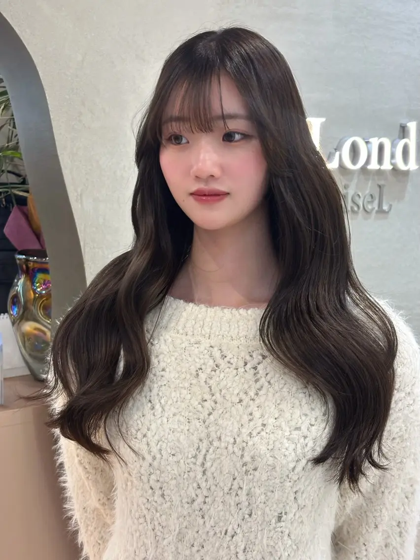 カラー+前髪カット+1stepトリートメントの写真
