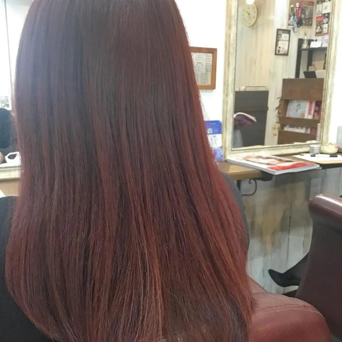 セミロング カラー 金崎 新吾のヘアスタイル