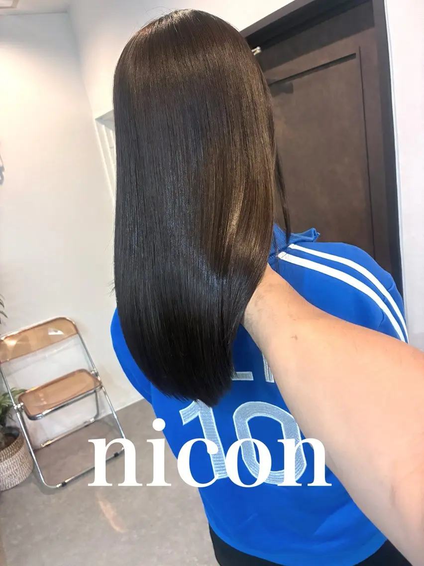 ロング カット ヘアカラー トリートメント 髪質改善 髪質改善カラーのヘアスタイル